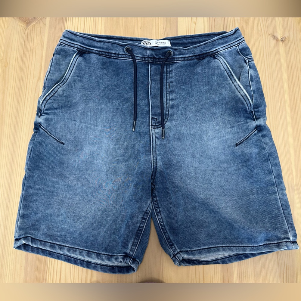 Zara Indigo Denim Shorts